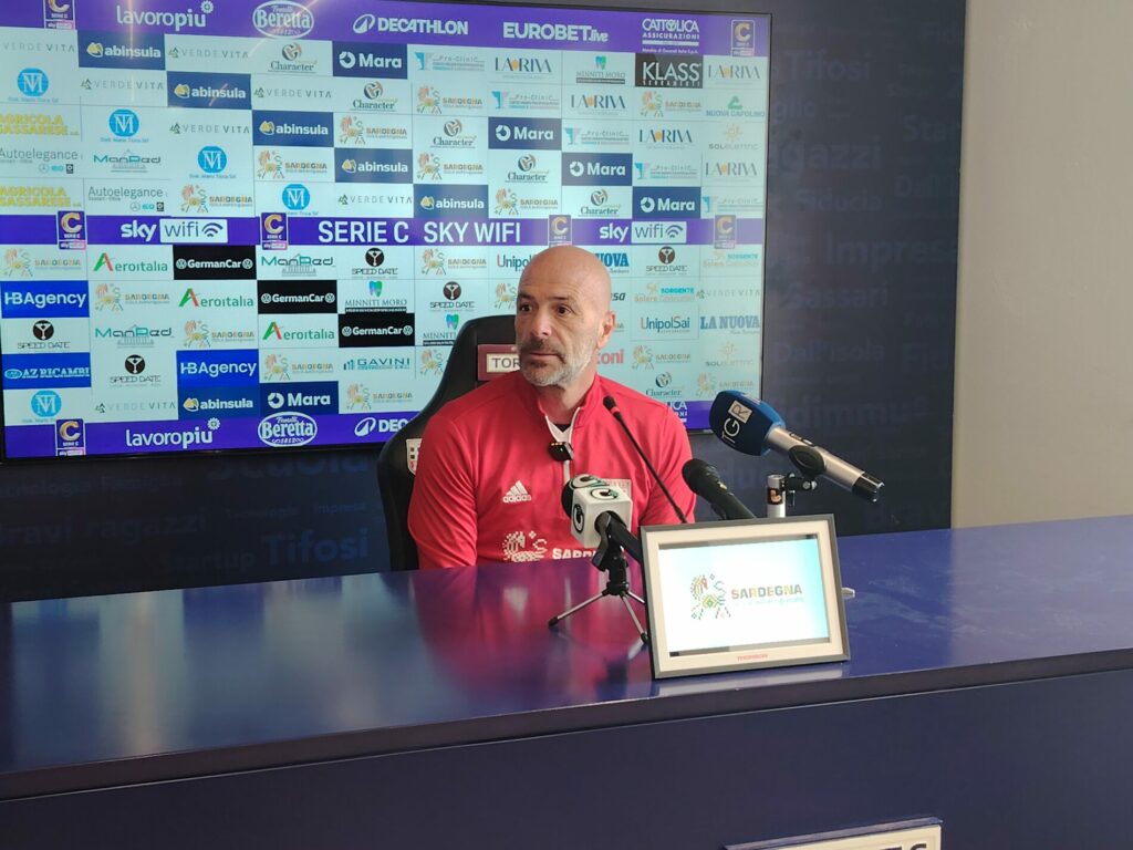 Alfonso Greco nella conferenza pre-gara