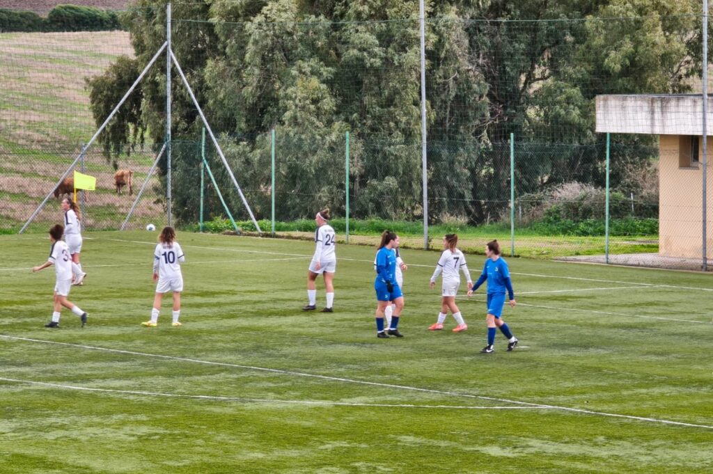 Uno scatto della sfida tra Women Torres e Sedriano - Foto Ufficio Stampa Women Torres