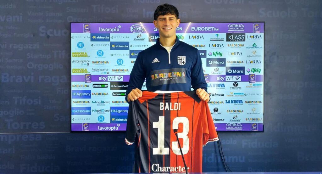 Matteo Baldi il giorno della sua presentazione (Credits: Torres)