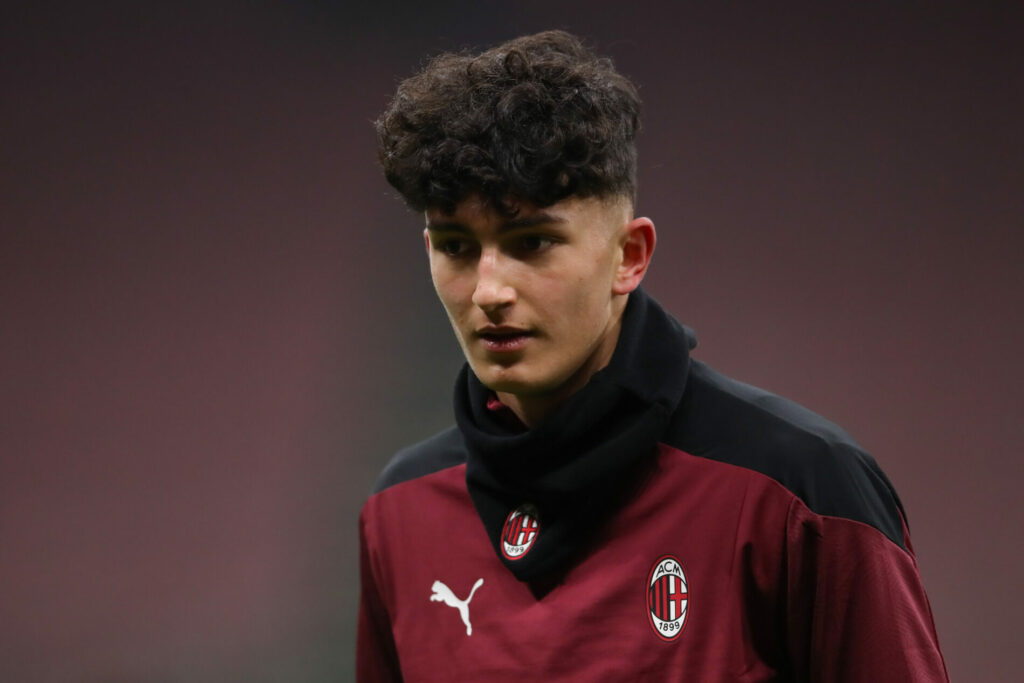 Enrico Di Gesù con la maglia del Milan