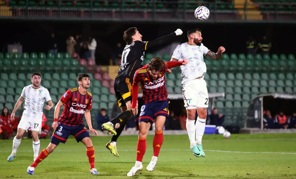 Uno scatto del match Ternana-Potenza