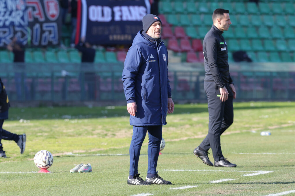 Alfonso Greco durante il match contro la Ternana