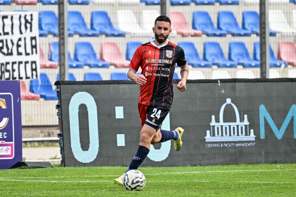 Daniele Giorico nella sfida contro il Ravenna