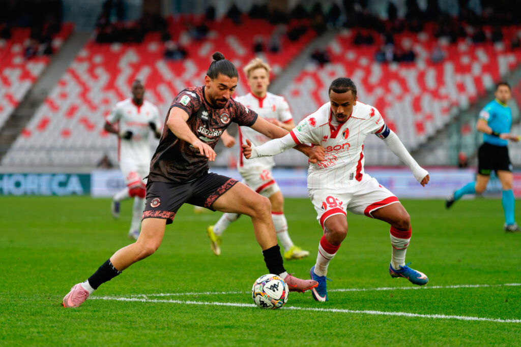 Uno scatto del match di andata