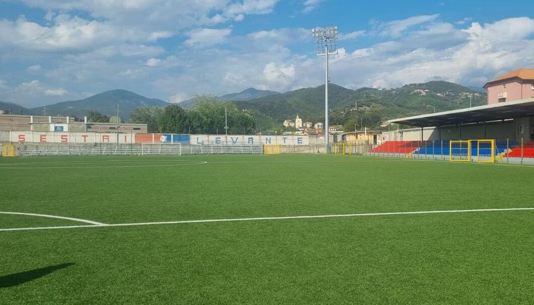 Lo stadio "Giuseppe Sivori" di Sestri Levante