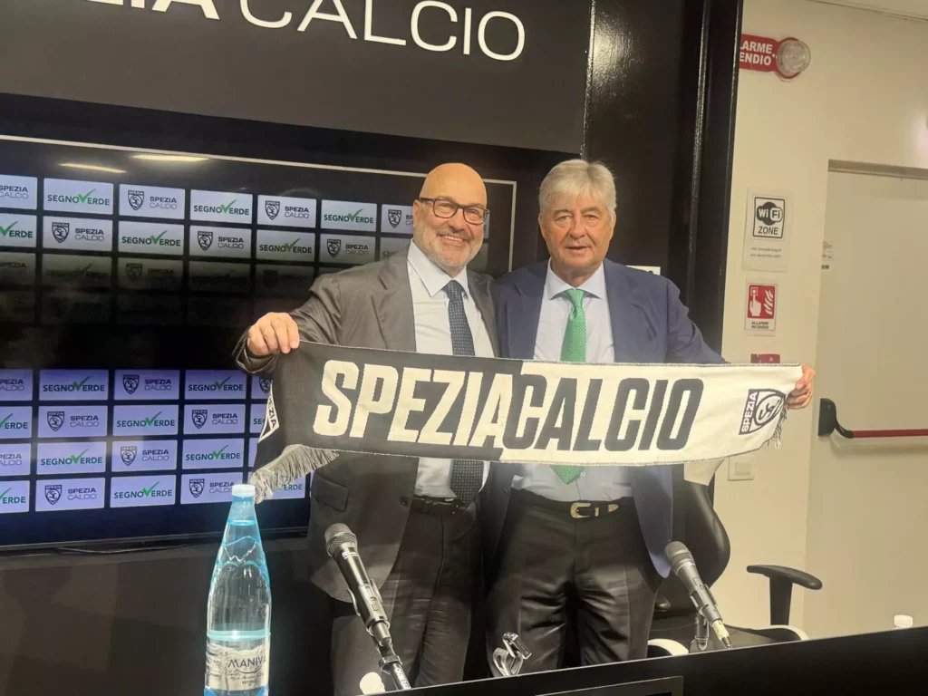 Guido Angelozzi alla presentazione di mercoledì mattina