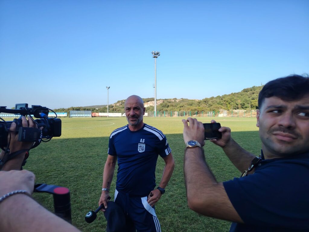 Il mister Alfonso Greco