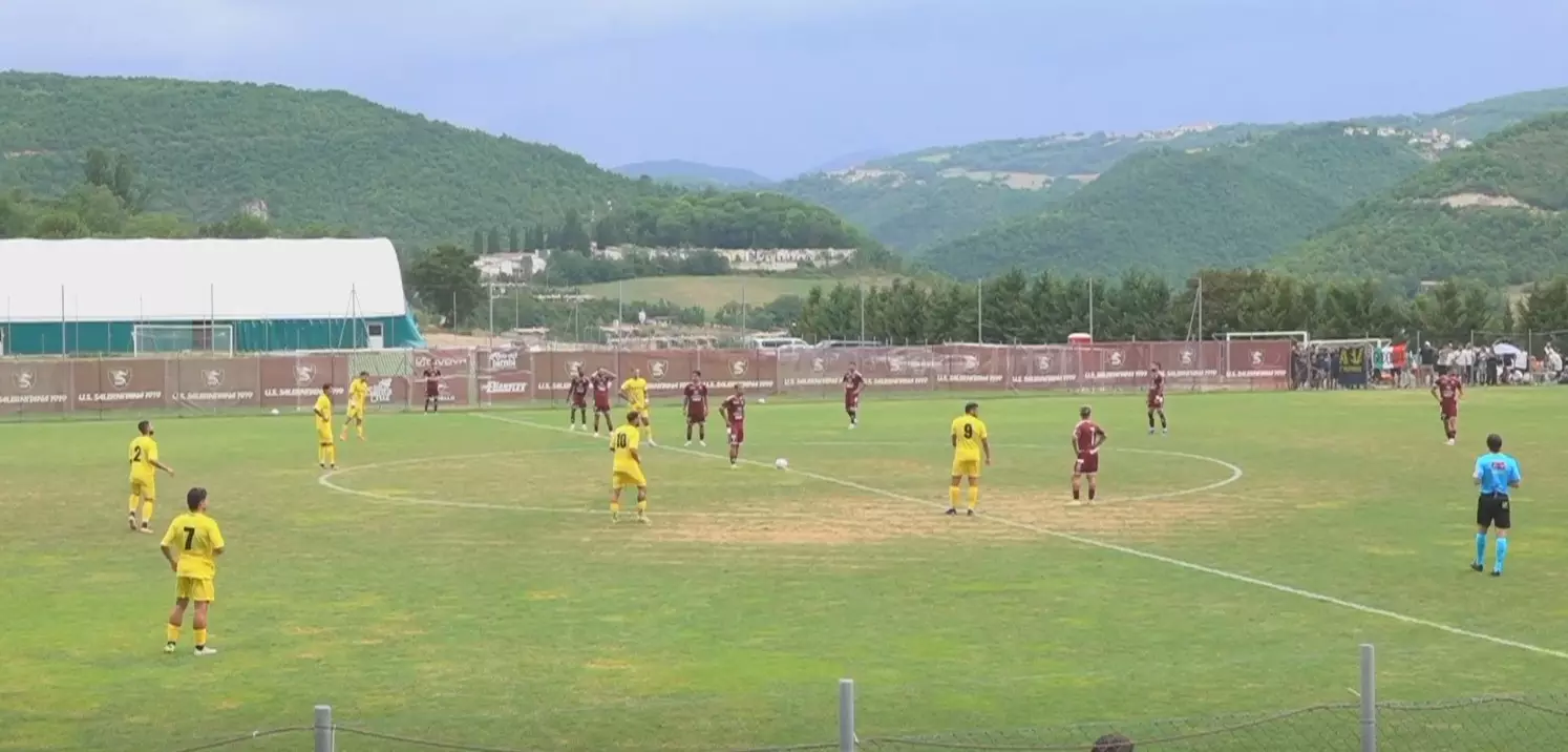 Uno scatto di Guidonia-Salernitana