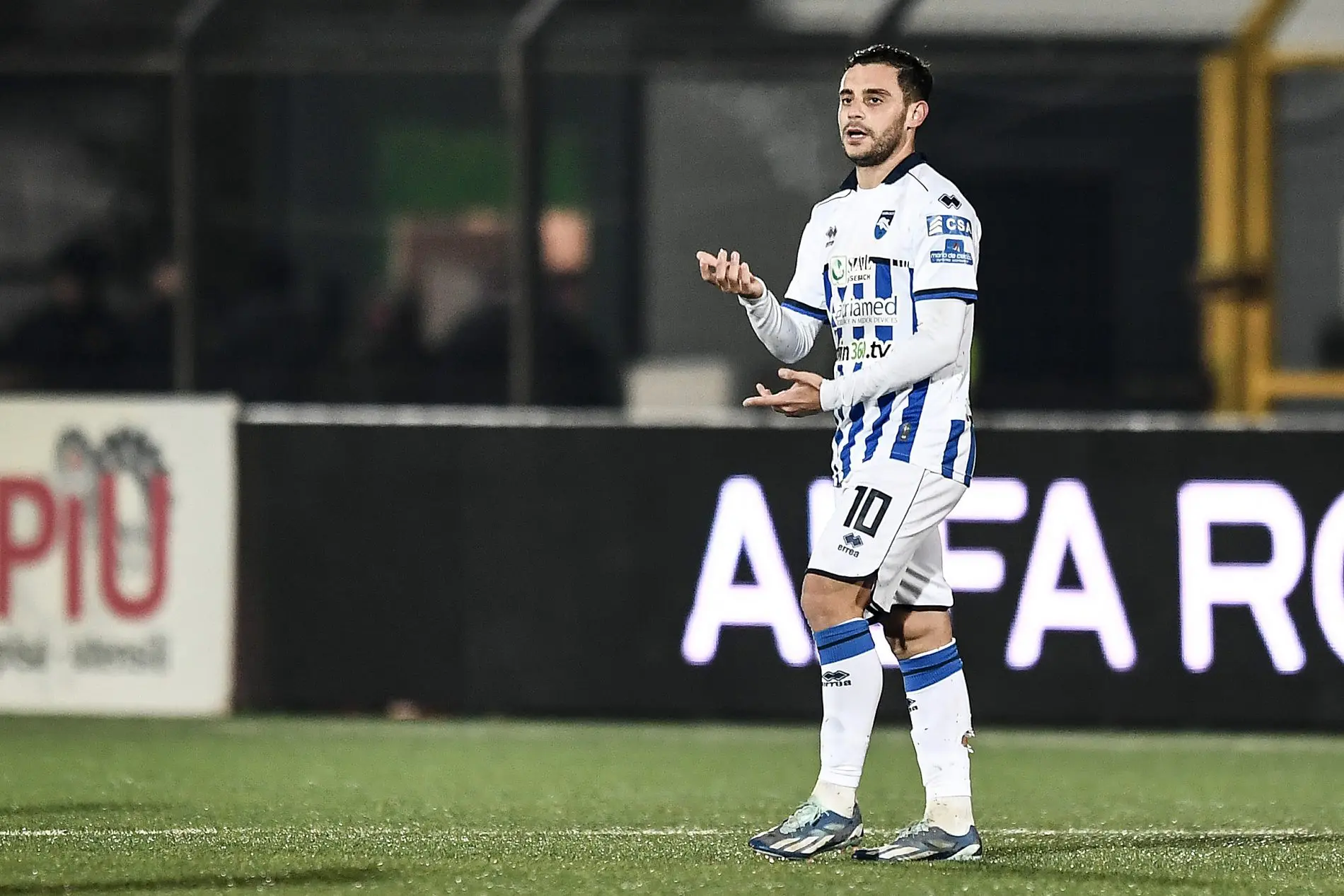 Davide Merola ha firmato una doppietta contro il Perugia