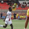 Adama Diakite esulta dopo la rete in casa del Bra (Credits: Ufficio Stampa AC Bra)