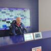 Alfonso Greco durante la conferenza prima della gara contro il Perugia