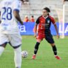 Francesco Nunziatini durante la partita contro la Sambenedettese